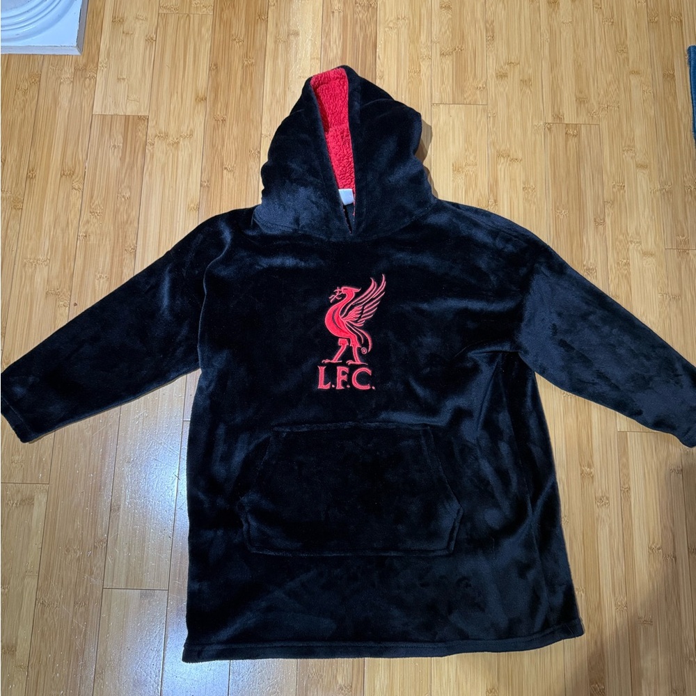 Liverpool Black and Red Kids Hoodie